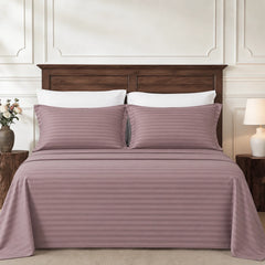 Mauve pink Satin Bedsheet Pack Of 3