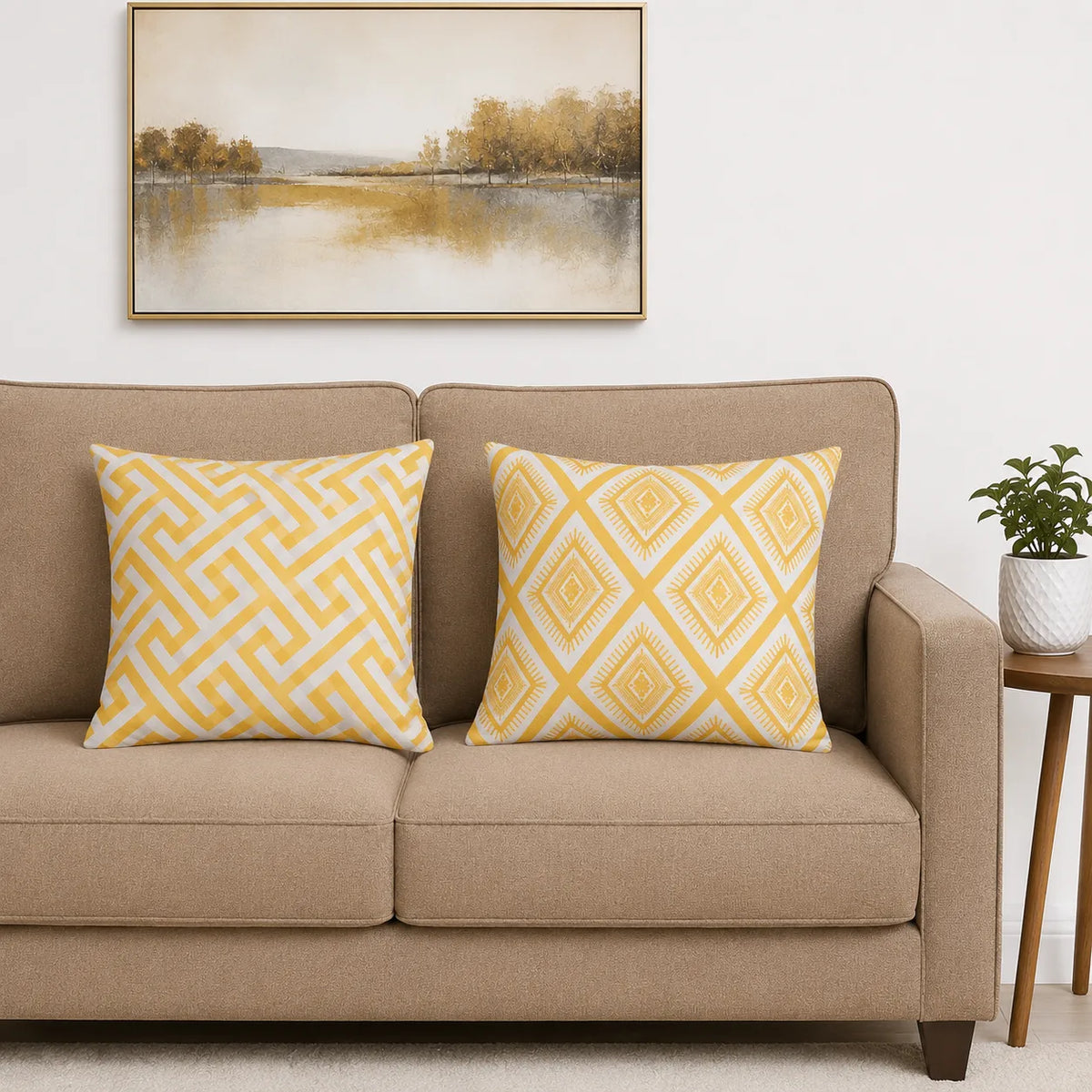 Ivory Bliss Cushion Cover Pack of 2