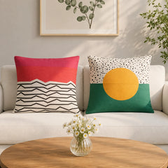 Modern Mosaic Cushion Cover – Pack of 2