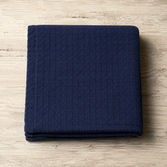 Midnight Waffle Baby Thermal Blanket