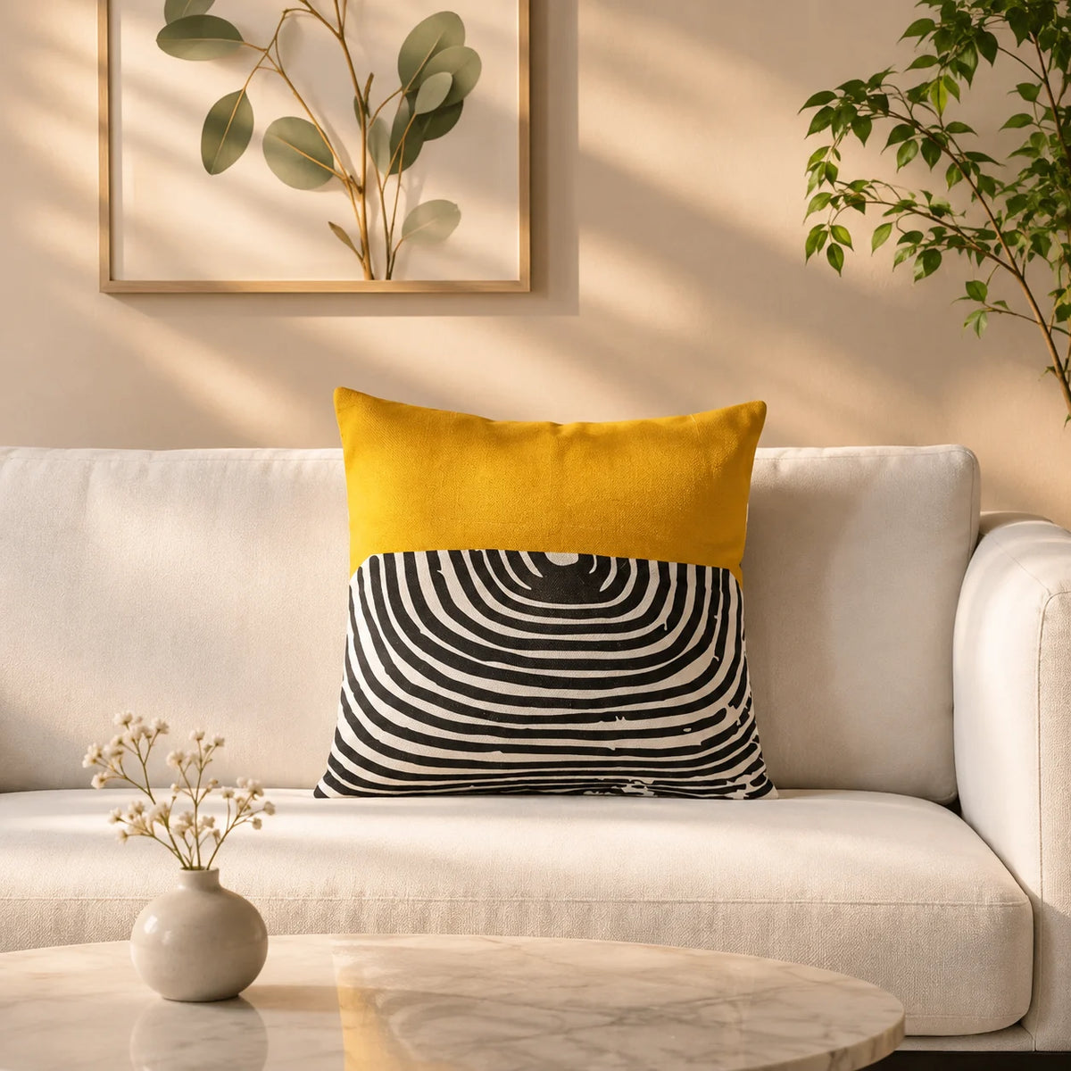 Whispering Blooms Cushion Cover With Filling