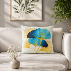 Floral Harmony Cushion Cover with Filling