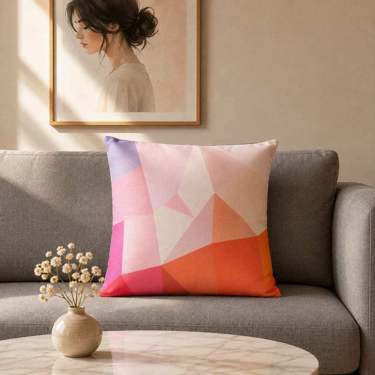 Botanical Grace Cushion Cover With Filling