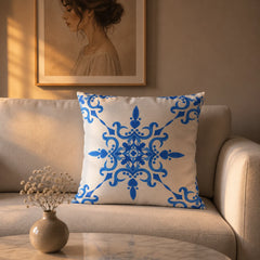 Blue Serenity Cushion Cover with filling