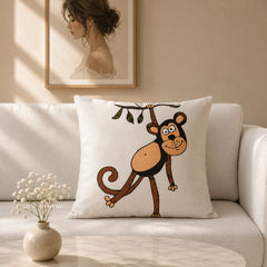 Timeless Botanical Cushion Cover With Filling