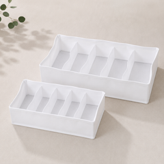 Transparent Clothes Compartment Box (Pack of 4)
