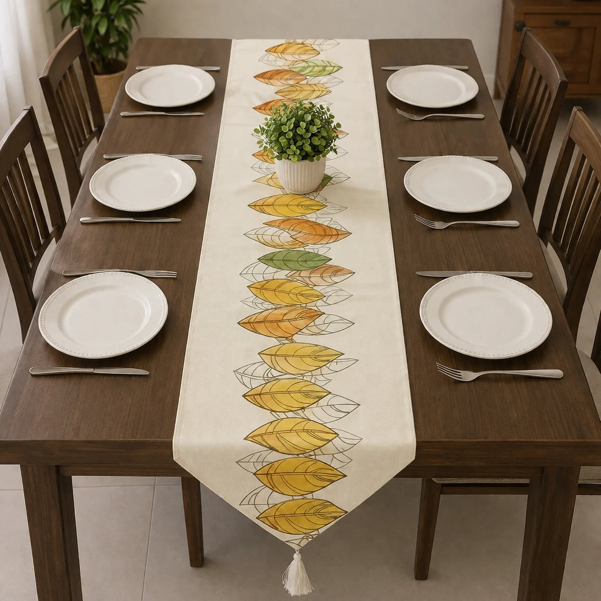 Autumn Leaf Harmony Table Runner