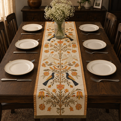Woodland Songbird Table Runner