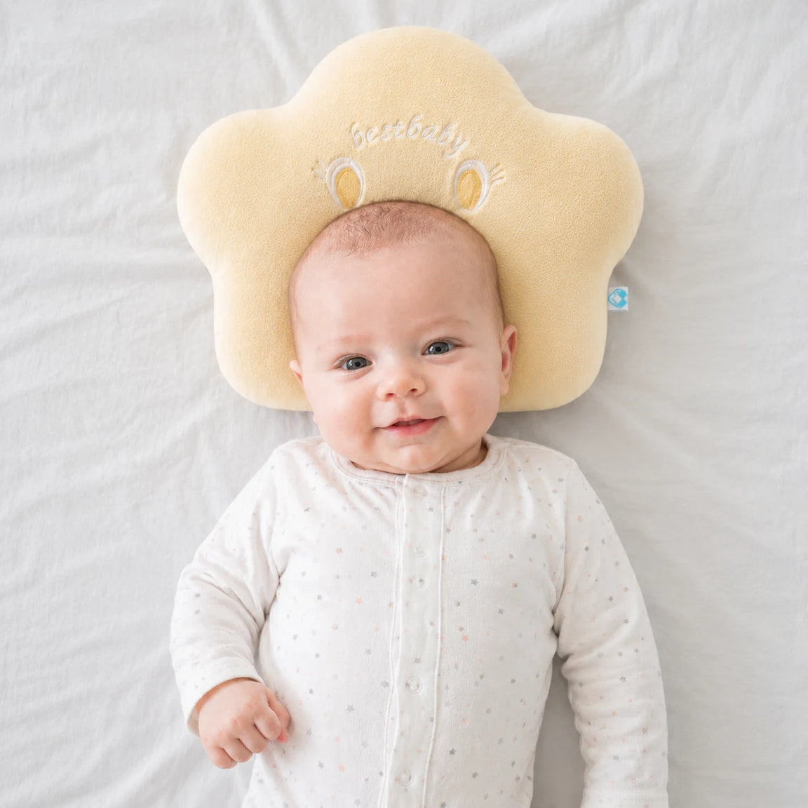 Premium Velvet Baby Cloud Head Shaping Pillow