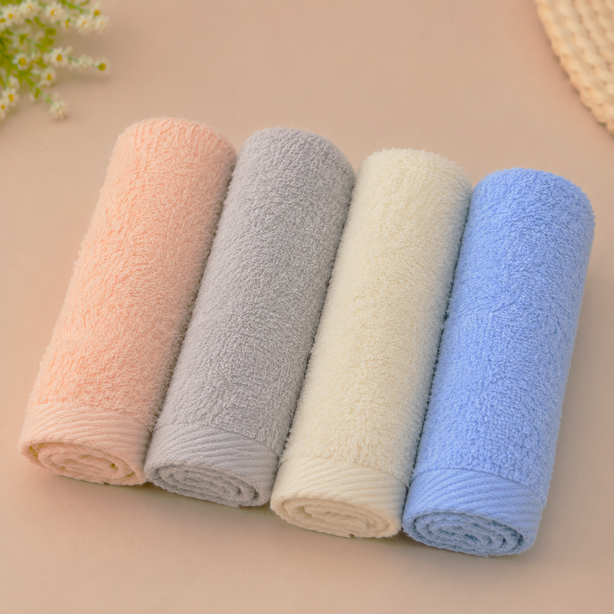 Newborn Face Towel Set - Pack of 4