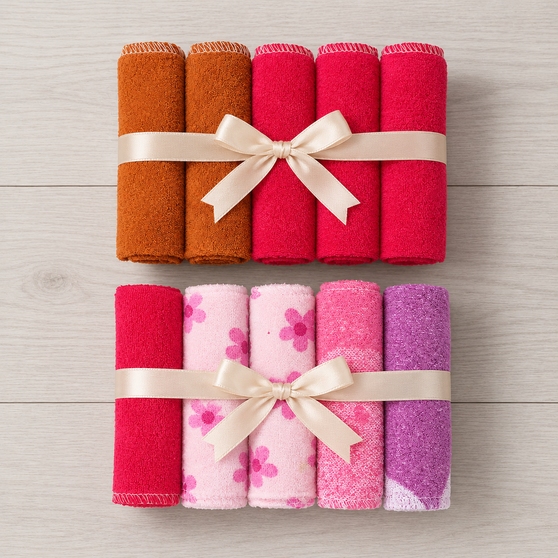 Gentle Care Face Towel Collection - Pack of 10