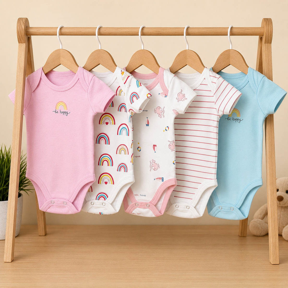 Full Sleeve Baby Suit Set – Pack of 5