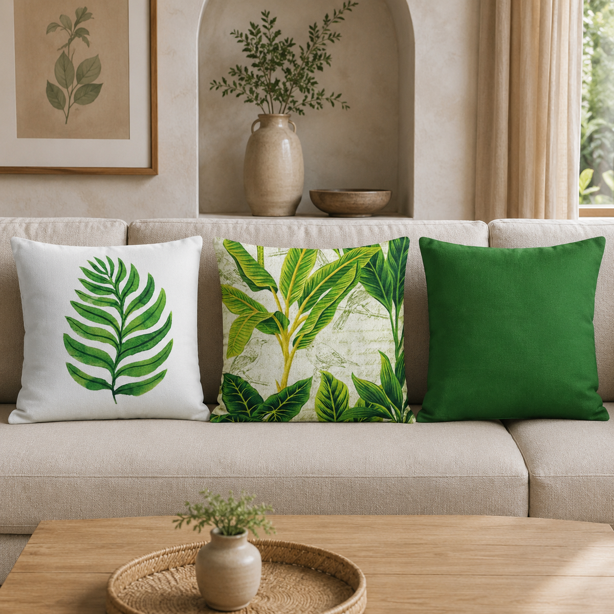 Kit Com Capas Para  Cushion Covers  Pack of 3