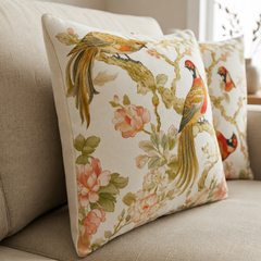 Boho Bird Bloom Cushion Cover Pack of 2