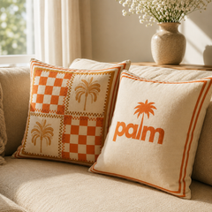 Geometric Palm  Cushion Cover Pack of 2