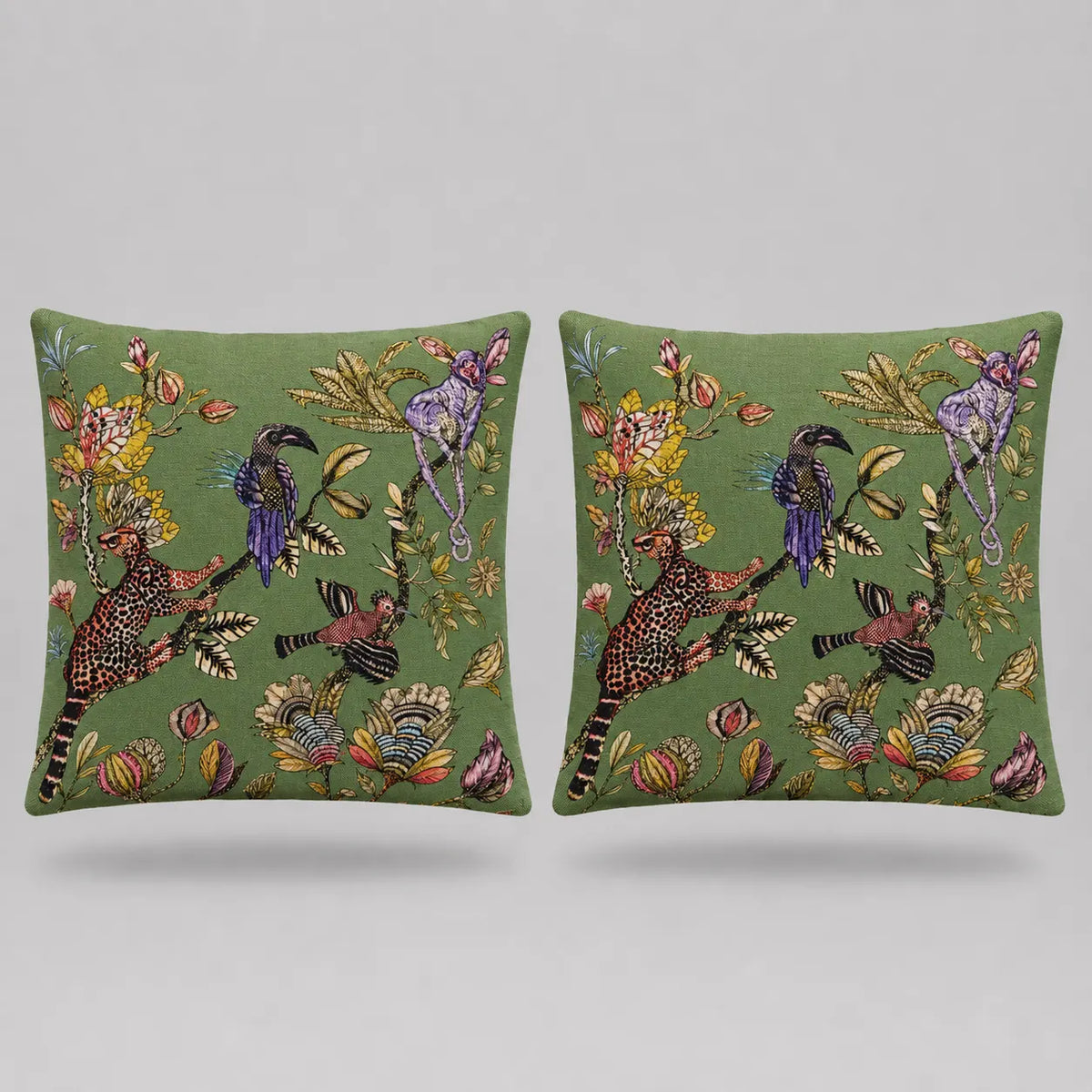 Jungle Reverie Cushion Cover Pack Of 2