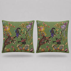 Jungle Reverie Cushion Cover Pack Of 2