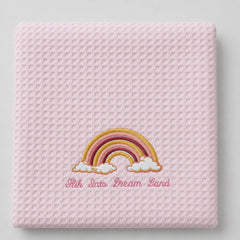 Dreamy Rainbow Baby Waffle Blanket