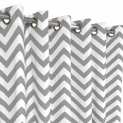 Zig Zag Chevron Eyelet Curtains
