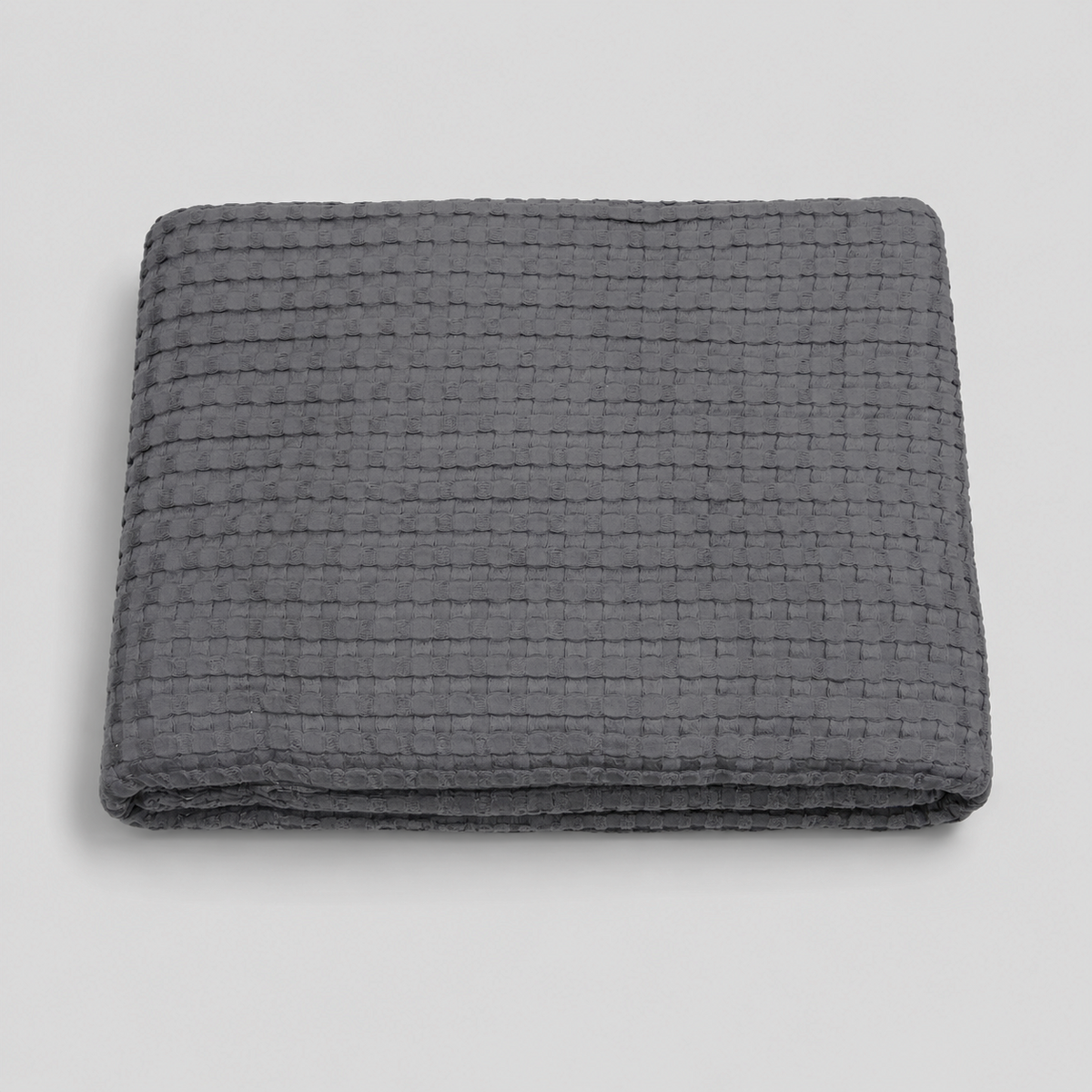 Viscos Cotton Thermal Blanket Charcoal Grey
