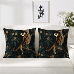The Enchant Tiger Cushions Cover Pack of 2