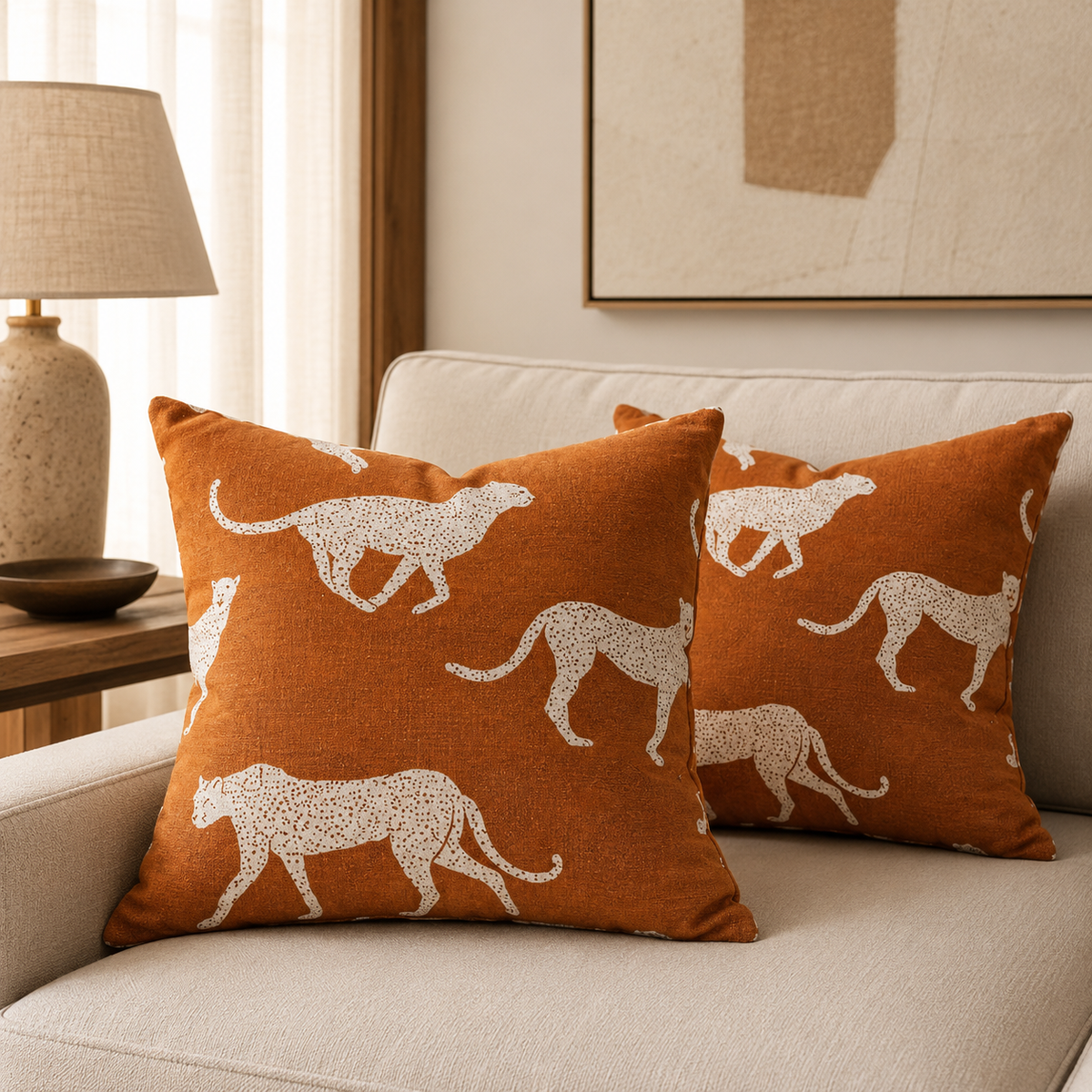 Leopard Luxe Cushions Cover Pack of 2