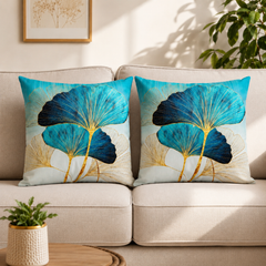 Leafy Luxe Cushions Cover Pack of 2