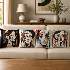 Glitch Doll Cushion Covers Pack Of 4