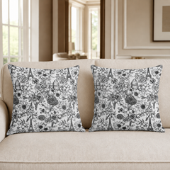 The Paris Garden Cushions Cover Pack of 2