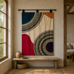 Mandala Drift Wall Tapestry