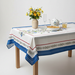 Elegant Ivory Charm Table Cover