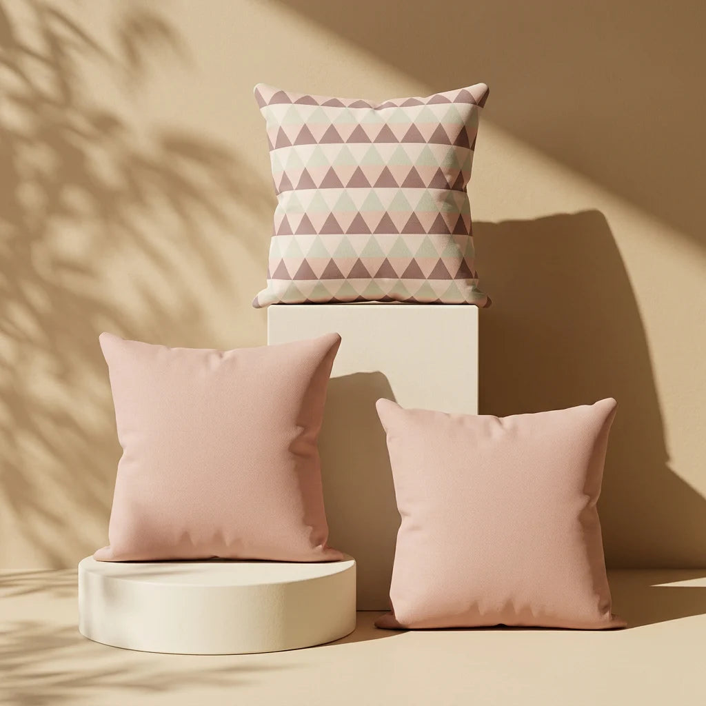 Exclusive Cushion Cover Pack Of 3
 placed on a white surface 