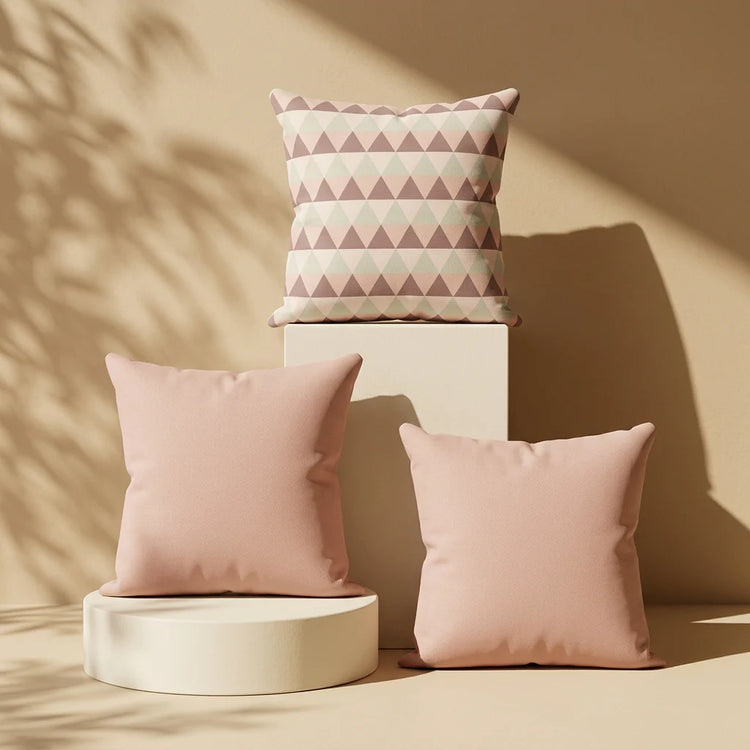 Exclusive Cushion Cover Pack Of 3
 placed on a white surface 