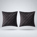 Executive Velvet Cushion Covers Pack of 2 floating on a light gray surface