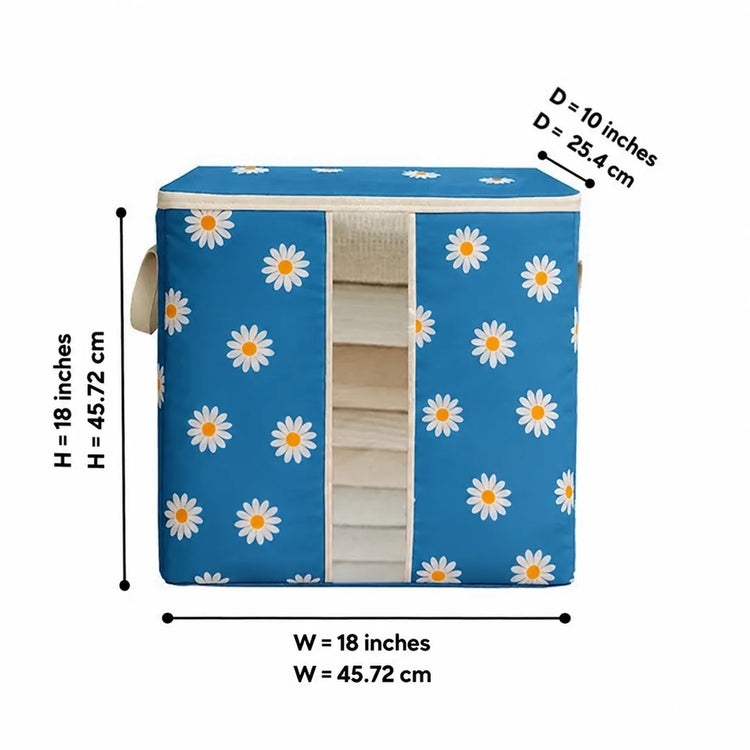 a storage bag placed on a white surface 