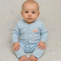 Premium Cotton Baby Front Open Suits