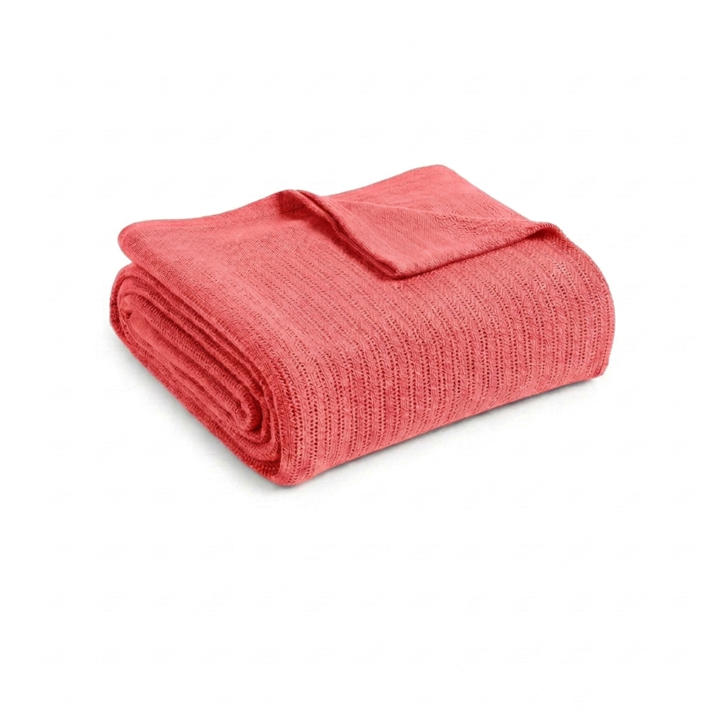 Cotton Thermal Blanket - King Size Throws