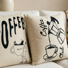 Brewed Art Cushion Cover Pack of 2