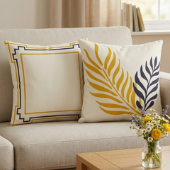 Sunlit Grove Cushion Cover With Filling Pack of 2
