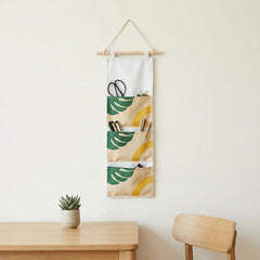 Fresh Foliage Hanging  Wall Organizer