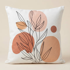 Terracotta Abstract Harmony Cushion Covers Pack Of 6