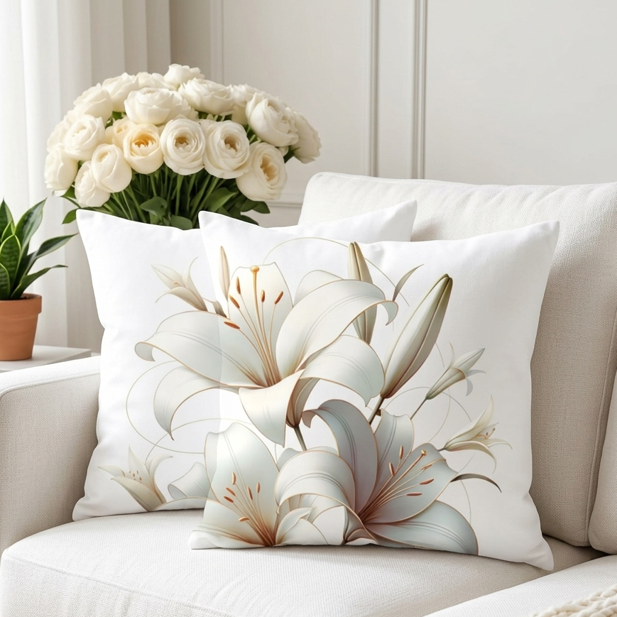 Serene Space Premium DTF Printed Cushion Cover Pack of 2