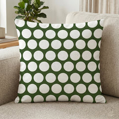 Chevron & Dot Green Cushion Covers Pack Of 5