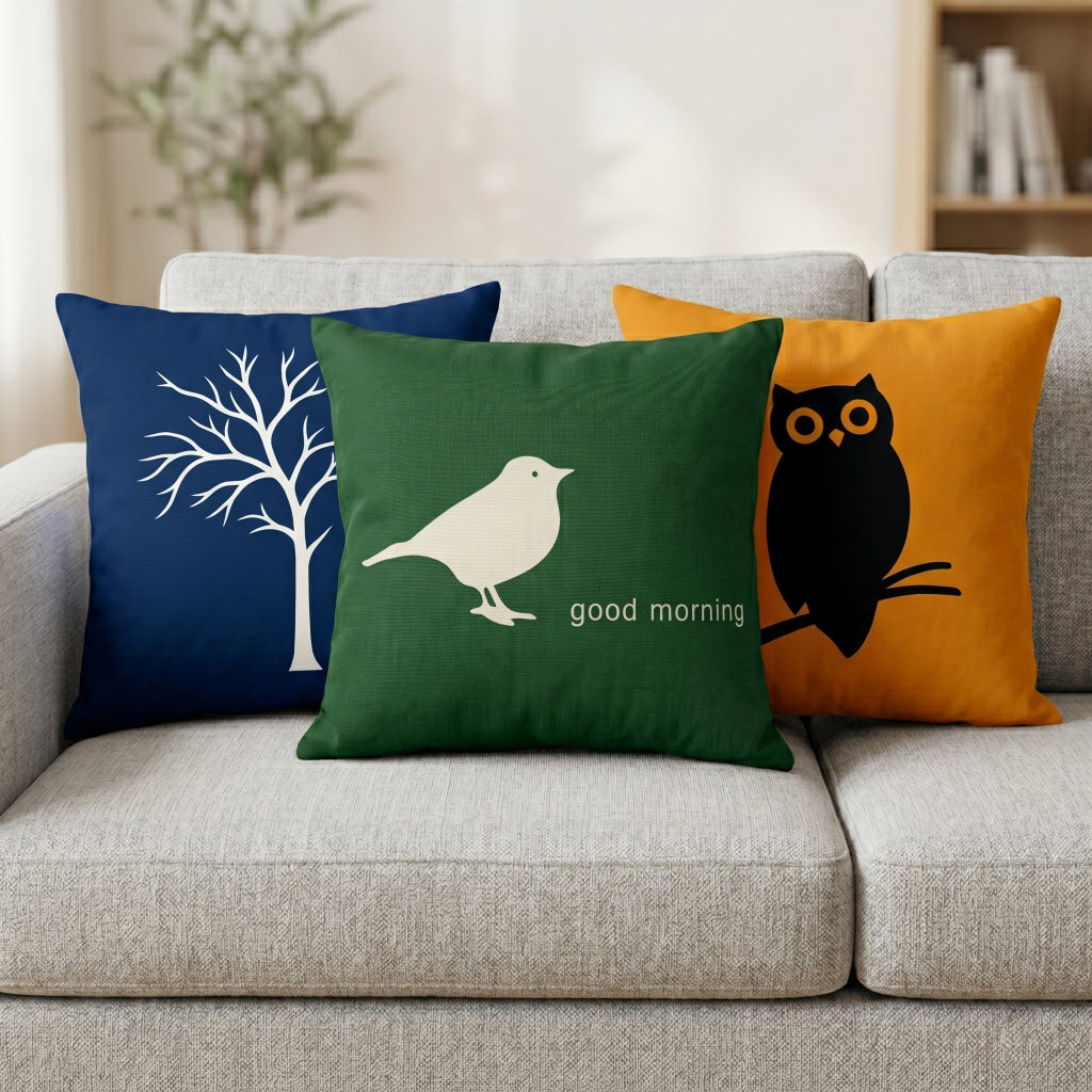 Whimsy Woods Nature Cushion Covers Pack Of 3