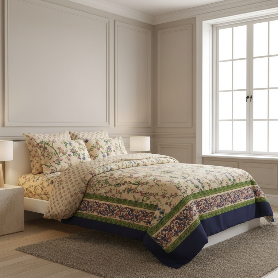 Floral Medallion Bedsheet Pack 3