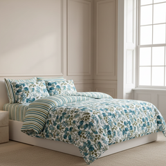 Aqua Sprig Bedsheet Pack 3