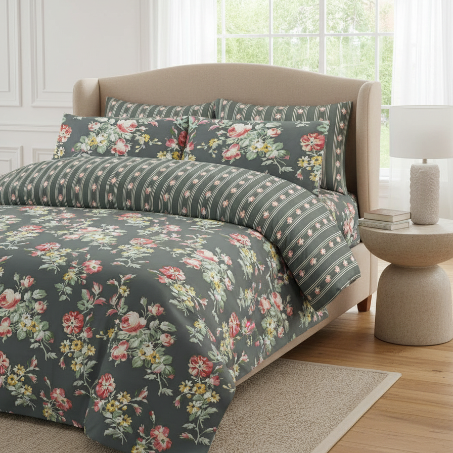 Botanical Stripe Bedsheet Pack 3