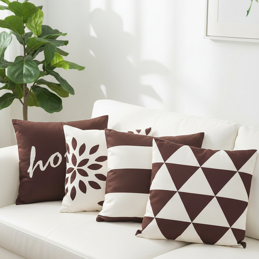 Autumn Home Cushion Covers Pack of 4