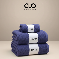 Pure Cloud Ultra Soft Towel Dark Blue (Pack of 3)