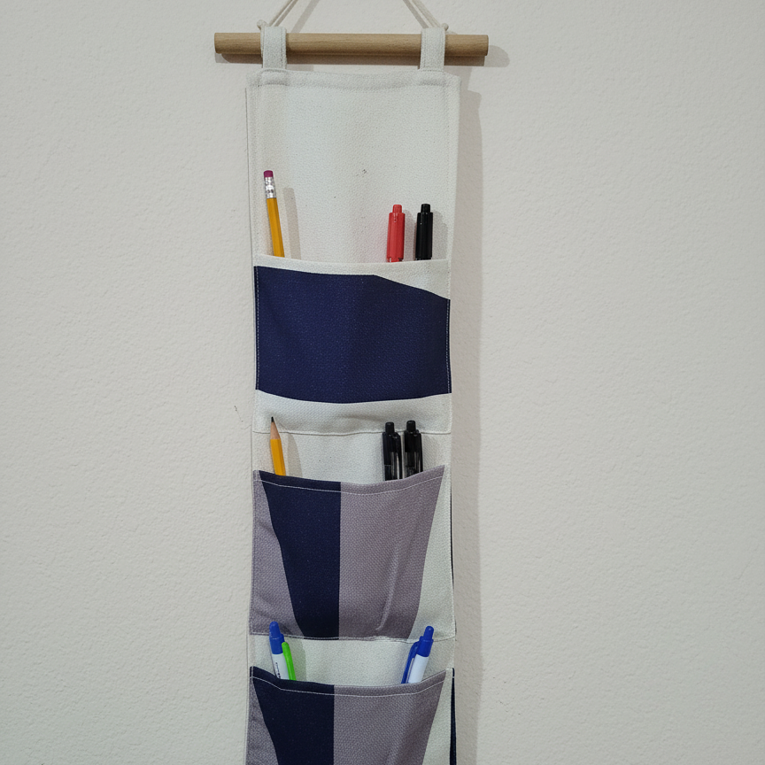 Navy & Grey Wall Organizer